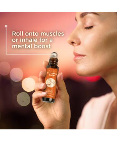 Gya Labs Active Energy Essential Oil Roll-On 10ml - Sweet Refreshing Scent | 1 Pack - Buy Online on GoSupps.com