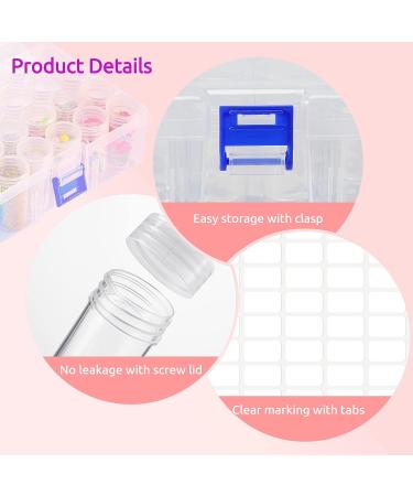 JUSTDOLIFE Embroidery Diamond Storage Box - 30 Small Beads Containers for Diamond Painting, Jewelry, Art & Craft - Buy Online on GoSupps.com