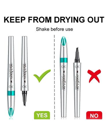 treStiQue Eyebrow Microblading Pen with Micro-Fork Tip - Waterproof Dark Brown - Buy Online on GoSupps.com