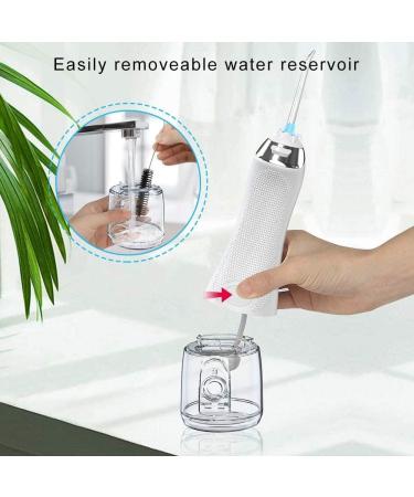 Wireless Electric Mouth Shower - Professional IPX7 Waterproof Oral Cleaner | 300ml Tank 5 Modes 6 Nozzles - Perfect for Teeth Cleaning - Buy Online on GoSupps.com