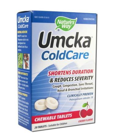 Natures Way Umcka Cold Care Chwbl Chry