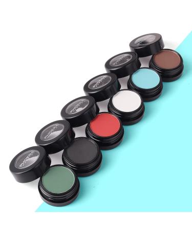MEICOLY White Single Eyeshadow - Vegan Matte Pressed Powder for Day & Night - High Pigment, Opaque, Cruelty-Free - Buy Online on GoSupps.com