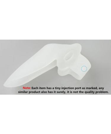 Careforyou 3rd Gen Silicone Splint Pad Pillow for Hallux Valgus Toe Protector & Corrector for Pain Relief (Transparent) - Buy Online on GoSupps.com