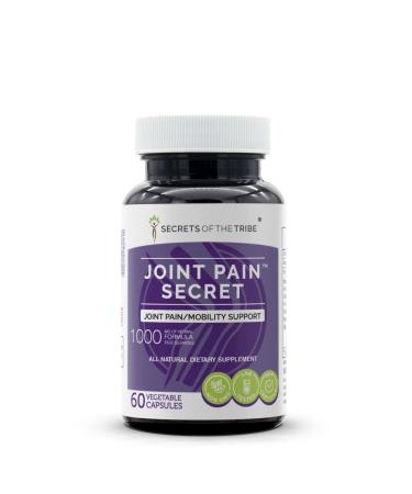 Secrets of the Tribe - Joint Pain Secret Joint Pain/Mobility Herbal Supplement Blend (60 Capsules) 60 Count (Pack of 1)