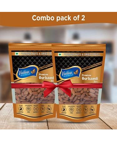 Virja Premium Gurbandi Giri Almond 100% Fresh and Natural | Delicious & Hygienically Packed | Afghan Almonds | Chhoti Giri | Gurbandi Badam | Dried Fruits 900 gm (Pack of 450X2) - Buy Online on GoSupps.com