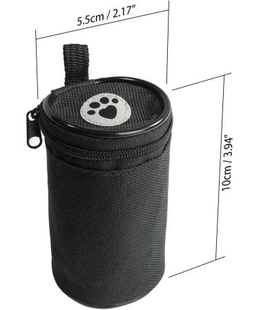 igadgitz home U7226 Mini Dog Treat Bag Pocket Dog Treat Pouch Compact Dog Training Bag Black - Buy Online on GoSupps.com
