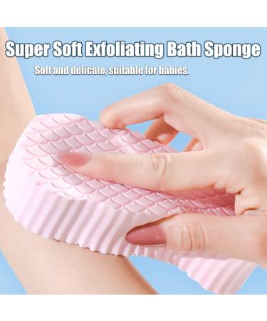 Super Soft 3D Exfoliating Bath Sponge | Reusable Body Scrubber for Shower & Bath | Ideal Exfoliating Spa Experience - Buy Online on GoSupps.com