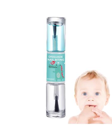 Thumb Sucking Stop Nail Polish - 10ml Bitter Tasting Kid's Nail Polish Liquid - Friendly Bitter Design Nail Biting Stop Tool for Children Teenagers of All Ages Toddler Adults