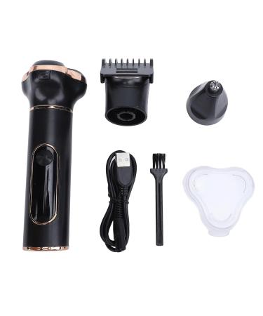Double Ring Floating Head Mesh Electric Trimmer - 3 in 1 Shaver & Nose Hair Trimmer for Men | Fast Charging Travel-Friendly & Precise Trimming - Buy Online on GoSupps.com