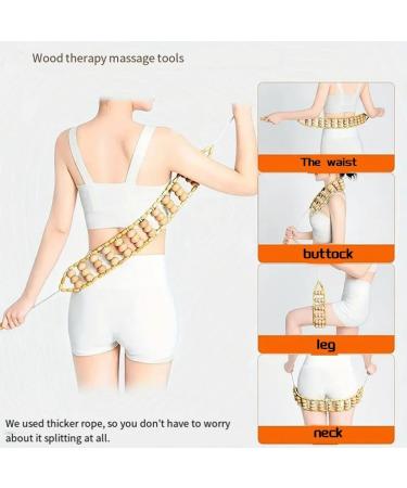 Luejnbogty Rope Back Massager - 47.2 Massage Roller for Back Neck Legs & Waist | International Shipping Available - Buy Online on GoSupps.com