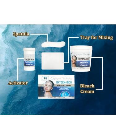 MACARIA Oxygen Rich Bleach Face Cream For Women Dark Spots Ammonia Free 300 Grams - Buy Online on GoSupps.com