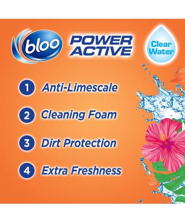 Bloo Limited Edition Hibiscus Clear Water Toilet Rim Block - 3-Pack - Buy Online on GoSupps.com