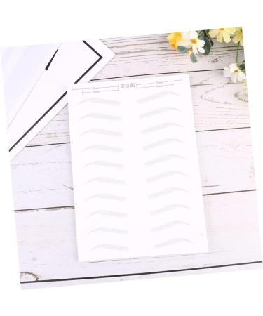 FOMIYES 6 Sheets Pairs Black Makeup Stick-on Brows Eyebrow Makeup Tools Eyebrow Stickers 3d Artificial Patch - Buy Online on GoSupps.com