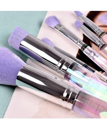 7-Piece Water Drop Pattern Makeup Brush Set for Loose Foundation & Eye Beauty - 18cm | International Shipping - Buy Online on GoSupps.com
