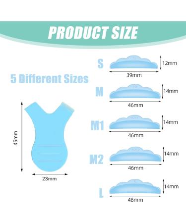 100 Pieces Eyelash Lift Pads Lash Lift Tools Small Lash Lift Shields 18 Y Shaped Eyelash Comb 5 Sizes 6 Colors Perming Pads Reusable Lash Lift Rods Eyelashes Makeup Beauty Tool - Buy Online on GoSupps.com