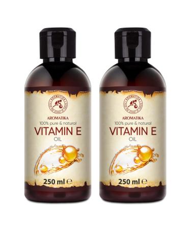 Vitamin E oil set 2x250ml - natural oil - rich in vitamin E - vitamin e oil - care for face - body care - hair - cosmetics oil