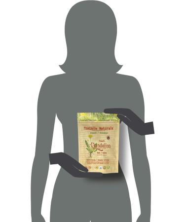 Foothills Naturals Organic Dandelion Root Roasted Granules - Coffee Substitute Tea Superfood - Buy Online on GoSupps.com