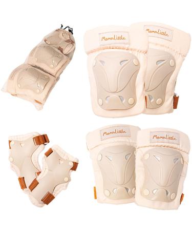 MomnLittle Kids Protective Gear Set Bicycle Skateboard Scooter Roller Skating Inline Skating Bike Cycling Girl Boy Knee Pads Elbow Pads Wrist Pads