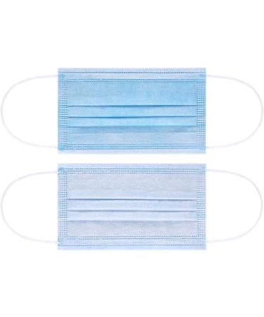 NU R 10pcs Multi Color 3 Ply Disposable Face Mask Mask with Filter Layer and Elastic Earloop Retail Sealed bags B-Blue - Buy Online on GoSupps.com