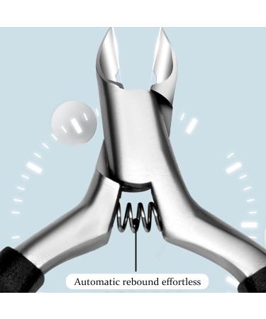 DHWEKU Professional Cuticle Nippers Sharp Cuticle Remover Cuticle Nippers Made of Stainless Steel with Non-Slip Handle for Precise Removal of Excess Cuticles Cuticle Scissors for Nail and Toenail - Buy Online on GoSupps.com