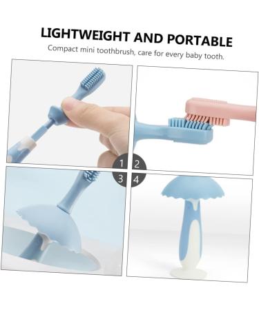 Tovinanna Silicone Toothbrush Set for Babies | Infant Training Bite Toy & Toothbrushes in Earth Colors - Buy Online on GoSupps.com