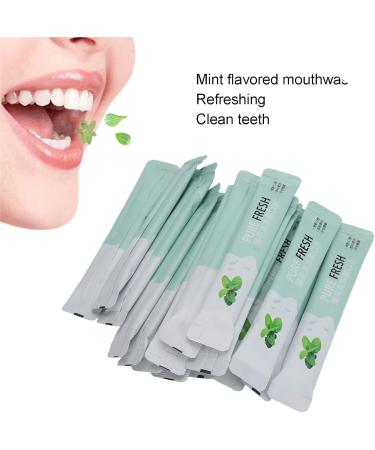 Portable Mint Mouth Water | Refreshing Breath | Travel Size Oral Care - 20 Individually Packaged | Safe & Mild Taste - Buy Online on GoSupps.com