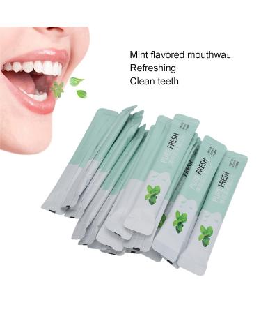 20 Pack Travel Size Mouthwash - Individually Wrapped Fresh Breath Mild Mint Flavor for Office Travel & Dating - Buy Online on GoSupps.com