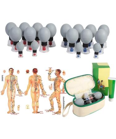 Magnetic Suction Cup Set for Relaxation & Slimming - 18 12 & 8 Pieces Available | Body Massage Tool - Buy Online on GoSupps.com