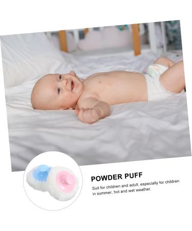 POPETPOP 4 Pi ces ponge En Poudre Houpette Houppette En Peluche Poudres De Houppette Pour Pour Le Corps Houppette Pour Le Corps De B b Lavable Poudre Min rale Nouveau N e - Buy Online on GoSupps.com