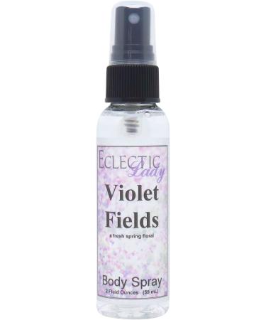 Violet Fields Body Spray 2 ounces Body Mist for Women with Clean Light & Gentle Fragrance Long Lasting Perfume with Comforting Scent for Men & Women Cologne with Soft Subtle Aroma For Daily Use 2 Fluid Ounces