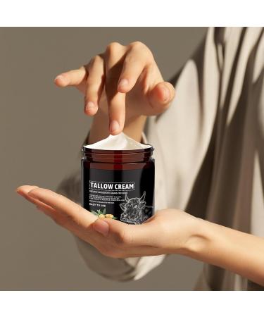 Beef Tallow Moisturizer 120g Beef Tallow Honey Balm Beef Tallow Cream Grass Fed Beef Tallow Balm Body Lotion Cream Beef Tallow Cream for face and body - Buy Online on GoSupps.com