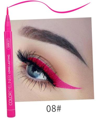 Angoily 24 Pcs Eyeliner Pencil Matte Colored Eyeliner Eyeline Liquid Pencil Liquid Eyeliner Makeup Painted 1 count (Pack of 1) As Shownx2pcs - Buy Online on GoSupps.com