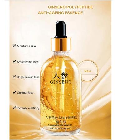 100ml Ginseng Polypeptide Anti-Aging Essence - Ginseng Serum Korean Anti-Aging Essence Water Rejuvenating Face Serum For Tightening Sagging Skin And Reduce Fine Lines (3 Bottle) - Buy Online on GoSupps.com