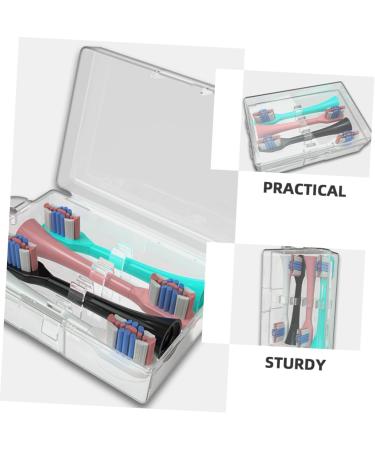 Gatuida Portable Toothbrush Head Travel Case - 4-Pack Electric Toothbrush Holder & Storage Basket - Durable PP Storage Boxes - Buy Online on GoSupps.com