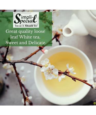 Pai Mu Tan White Loose Leaf Tea by Simpli-Special - 50g Resealable Pouch for Hot or Iced Tea - Buy Online on GoSupps.com