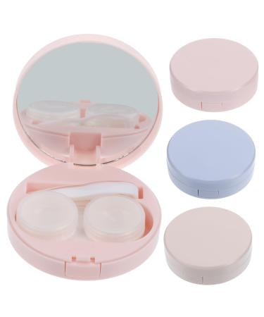Je compris lens holder 4 pieces storage socket storage boxes travel contact lens holder small case for objective contact lens tank contact lens organizer bag care box morandi