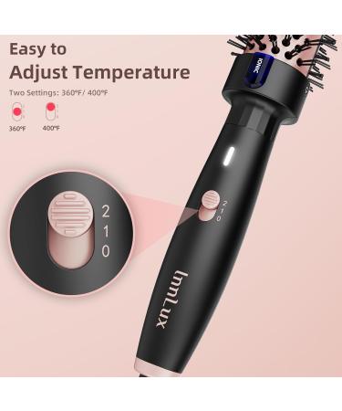 Shop 1.5 Inch Thermal Brush Blowout - Heated Round Curling Brush for Volume & Curls | Negative Ion Technology - Rose Gold - Buy Online on GoSupps.com
