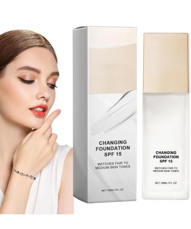 Color Changing Foundation Color Changing Liquid Foundation Liquid Foundation 30ml for Face | Liquid Face Concealer for Women and Girls Foundation for Face - Buy Online on GoSupps.com
