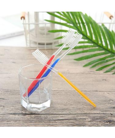 Disposable Toothbrushes with Toothpaste - 100 Pack 5 Mixed Colors | Ideal for Travel & Hygiene - Buy Online on GoSupps.com