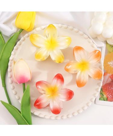 Midodo Colorful Flower Hair Clips - 4 Pack Slip-Resistant Accessories for Thick & Thin Hair - Perfect for Women & Girls - Buy Online on GoSupps.com