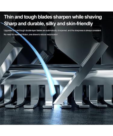 Face Nose Hair Clipper IPX5 Waterproof Multifunction Trimmer Shaving Safety Removal Trimming Bathroom Washroom Blue No 2 Blue No 2 - Buy Online on GoSupps.com