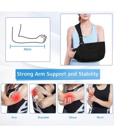 Doact Arm Loop Shoulder Support | Rotator Cuff Brace for Dislocations Sprains & Injuries | Adjustable Belt with Storage Pocket - Buy Online on GoSupps.com