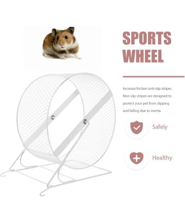 VILLCASE Hamster Running Wheel Flying Toys Black Metal Large Hamster Cage Rat Wheel Large 30cm 11 Inch Hamster Wheel Small Animal Running Wheel Interesting Hamster Wheel Funny Hamster Wheel - Buy Online on GoSupps.com