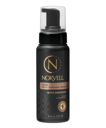 Norvell Sunless Self-Tanning Mousse with Bronzer - Instant Natural Looking Bronzing Glow 236ml.