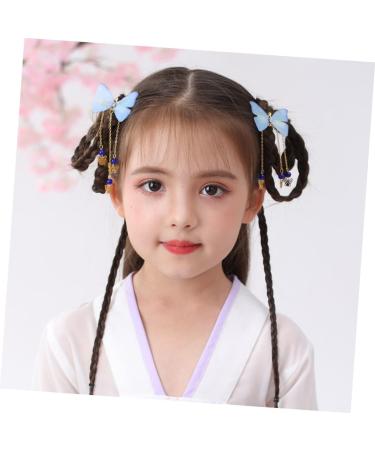 FOMIYES 5 Pairs Hanfu Butterfly Headdress Hanfu Hair Clip Metal Side Hair Barrette Fabric Hairpin Tassel Hair Clips Jeweled Hair Clips Chinese Hair Clips Chinese Style Child China Alloy - Buy Online on GoSupps.com