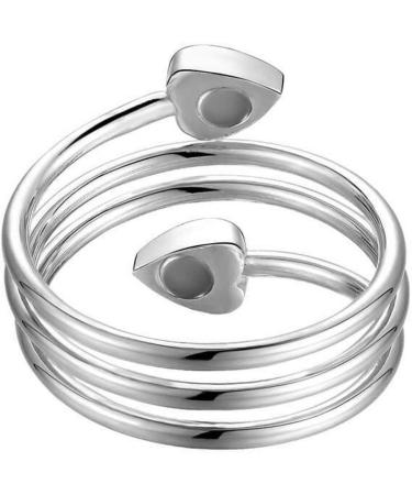 Buy Silver Magnetic Copper Ring for Arthritis Pain Relief - Adjustable for Men & Women - Buy Online on GoSupps.com