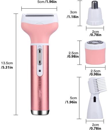 Ulapithi 4-in-1 Hair Removal for Women | Electric Bikini Trimmer for Face Armpits Arms & Nose - Buy Online on GoSupps.com