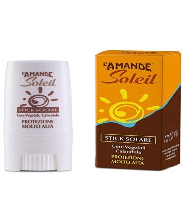 L'Amande L'AMANDE - Sun Face Cream 50+ Vitamin C Stick for Lips Tattoos Nei Vitiligo with Chamomile Face Moisturizer against sunburn - 10ml