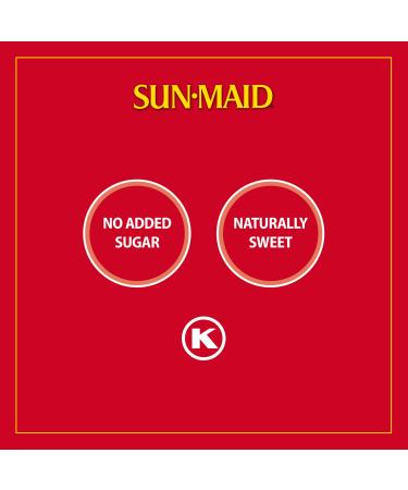 Sun-Maid California Dried Raisins Mini Snack Packs 0.5 oz - 12 ct (Pack of 3) 6 Ounce - Premium Quality Raisins for Healthy Snacking - Buy Online on GoSupps.com