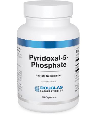 Douglas Laboratories Pyridoxal-5-Phosphate (50 mg.) | Vitamin B6 to Support Neurological Health and Cardiovascular System | 60 Capsules 60 Count (Pack of 1)